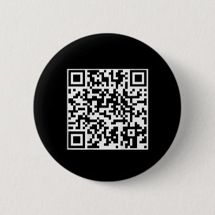 Funny Qr Präsident Trump Tanzcode (auf der Rücksei Button