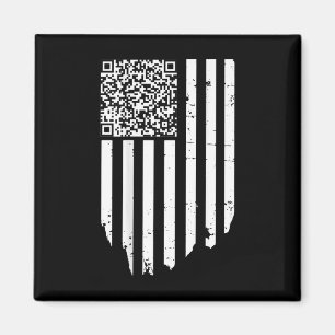 Funny Qr Scan Code Präsident Trump 4547 Trump Danc Magnet