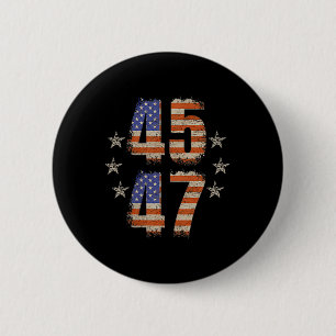 Funny Qr Trump 45 47 Trump tanzt Code Pocket Button