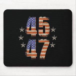 Funny Qr Trump 45 47 Trump tanzt Code Pocket Mousepad