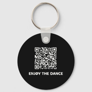 Funny Qr Trump tanzt Interaktiver Code Schlüsselanhänger