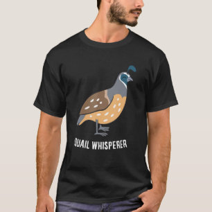 Funny Quail Whisperer Liebe Quäntchen T-Shirt