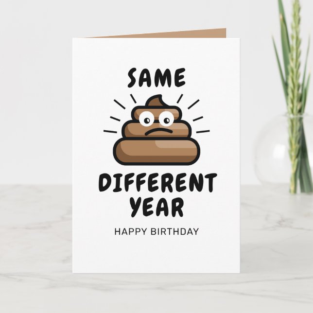 Funny Quarantine Crap Year | Happy Birthday Karte (Vorderseite)