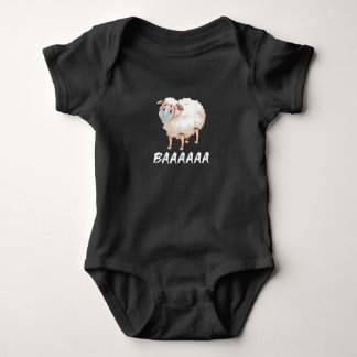 Funny Quarantine | Maske Sheep Trendy Geschenke Baby Strampler