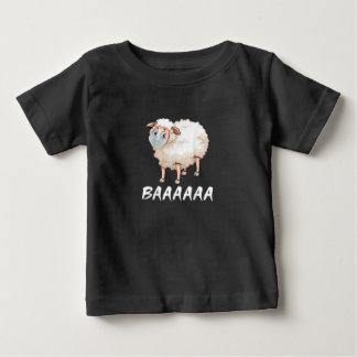 Funny Quarantine | Maske Sheep Trendy Geschenke Baby T-shirt
