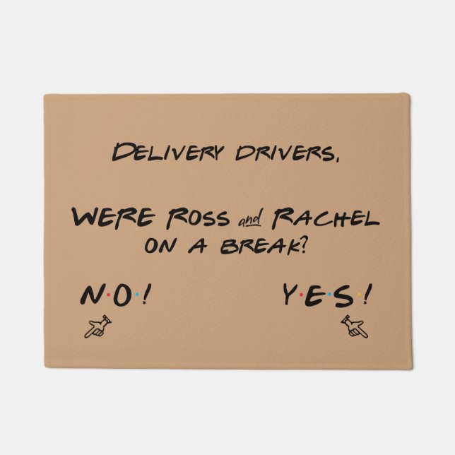 Funny Question Door Mat Fußmatte (Vorderseite)