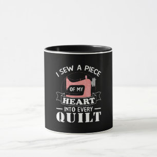 Funny Quilters Geschenke Tasse