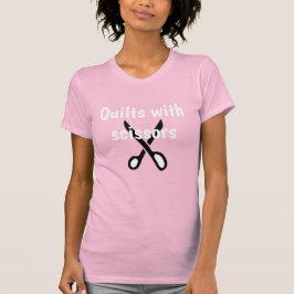 Funny Quilter's T-Shirt, Hübsch hellrosa T - Shirt