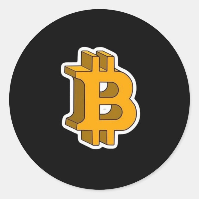 Funny Quilting Classic Round Sticker (Vorderseite)