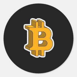 Funny Quilting Classic Round Sticker