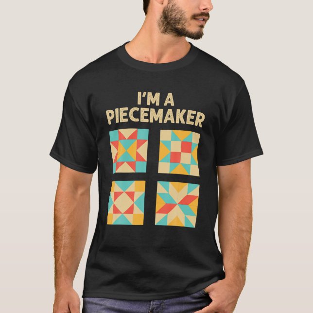 Funny Quilting Designs für Frauen Mädchen Quilt Lo T-Shirt (Vorderseite)