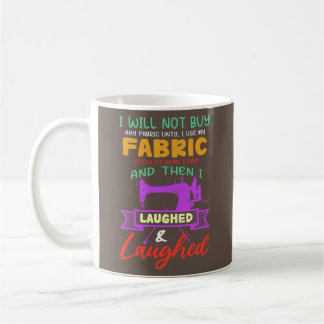 Funny Quilting Nähen Redewendungen Geschenk für Ab Kaffeetasse