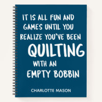 Funny Quilting Zitat für Quilters Personalisiert