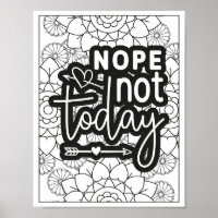 Funny Quote Adult Coloring