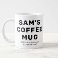 Funny Quote Gag Geschenk Personalisiert Kaffee Tas