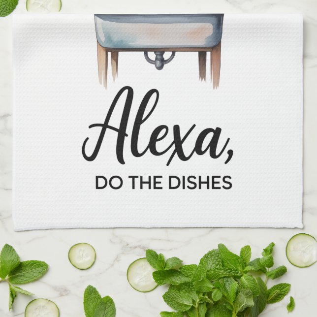 Funny Quote Kitchen Towel Geschirrtuch (Gefaltet)
