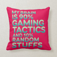 Funny Quote Pillow für Videospiele Geek und Gamer