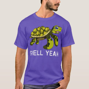 Funny Quote Pub Muschel Yeah Schildkröten T-Shirt