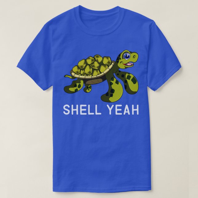 Funny Quote Pub Muschel Yeah Schildkröten T-Shirt (Design vorne)
