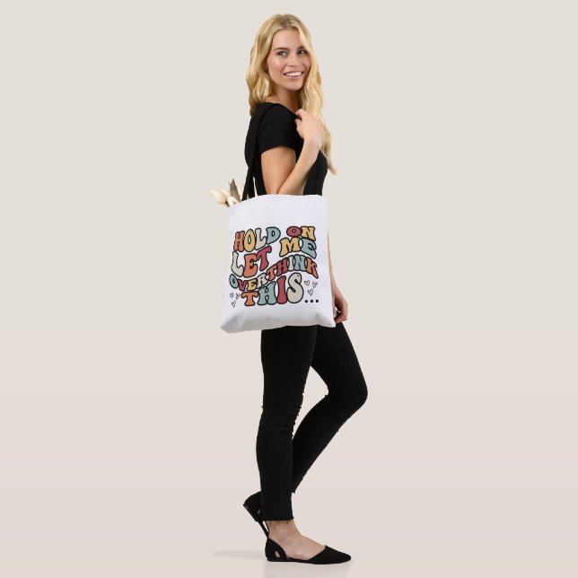 Funny Quote Tote Tasche (Am Model)