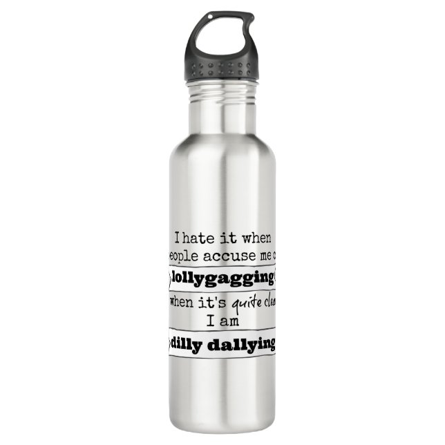 Funny Quote Trinkflasche (Vorderseite)
