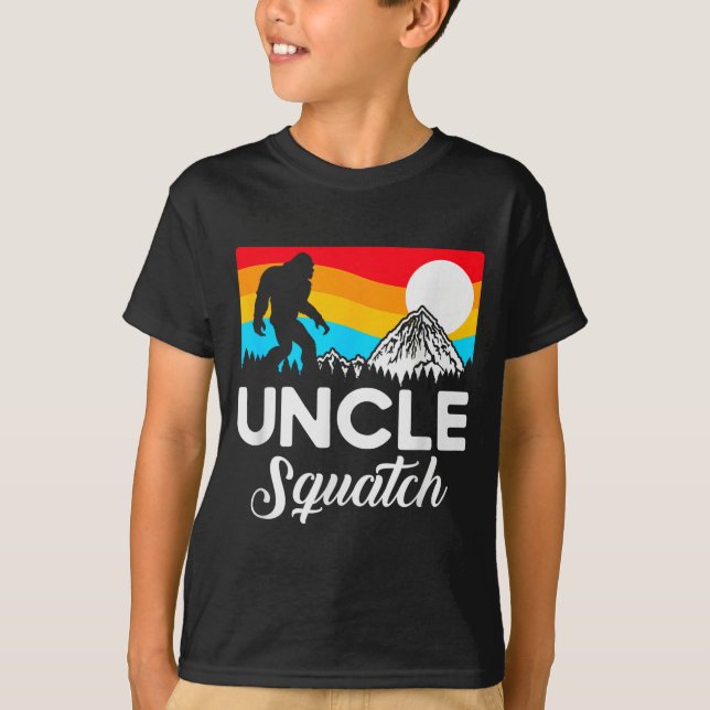 Funny Quote Uncle Bigfoot Squatch  T-Shirt (Vorderseite)
