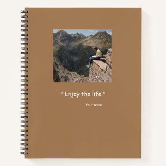 Funny Quote und Bild Spiral Notebook Notizbuch