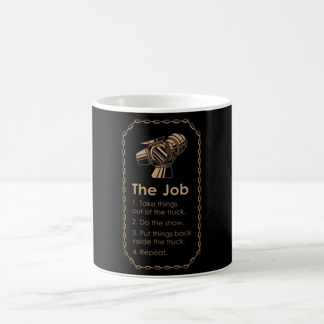 FUNNY QUOTES Bühne Crew Geschenk Roadie Stagehand Kaffeetasse (Mittel)