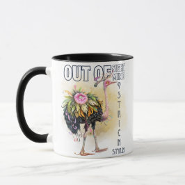 Funny Quotes Funny Quirky Whimsical Bird Tasse