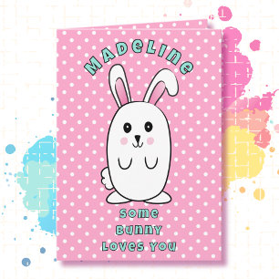 Funny Rabbit Cartoon Einige sonnige Lieben Sie Geb Karte