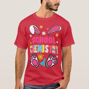 Funny Rabbit School Chemie Ostertag Eggs Bunn T-Shirt