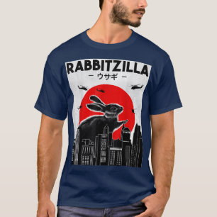 Funny Rabbit T, Bunny Rabbit T, Rabbit Zilla T-Shirt