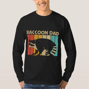 Funny Raccoon Design für Vater Vater Gemeinsames R T-Shirt