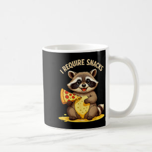 Funny Raccoon, ich brauche Snacks Kaffeetasse