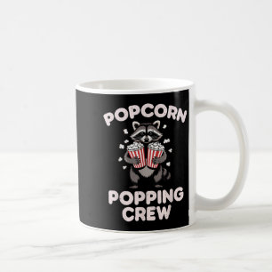 Funny Raccoon Popcorn Poppen Crew Film Kaffeetasse