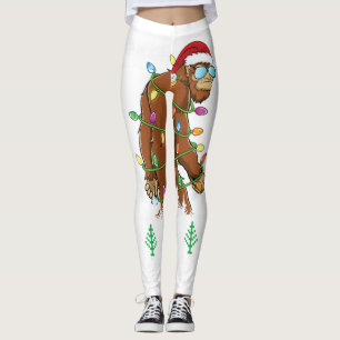 Funny Raccoon Weihnachtssocken Kostüm Merry Xmas T Leggings