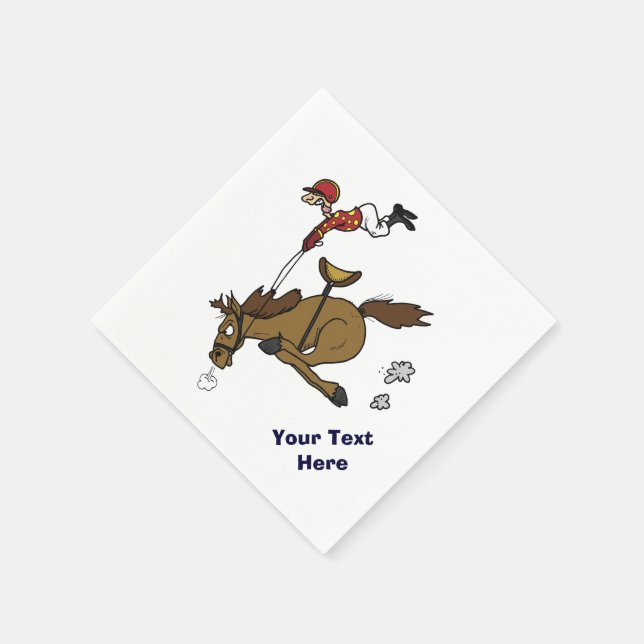 Funny Race Party Serviette (Ecke)