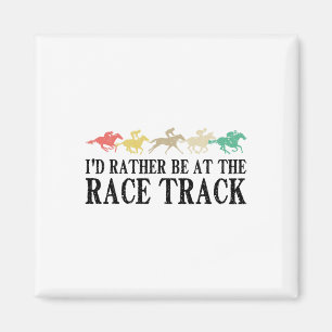 Funny Race Track Racing Geschenk Männer Frauen Coo Magnet