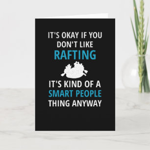 Funny Rafting Gift   Rafting Rafter Karte