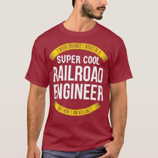 Funny Railroad Engineer Tshirts cadeau
