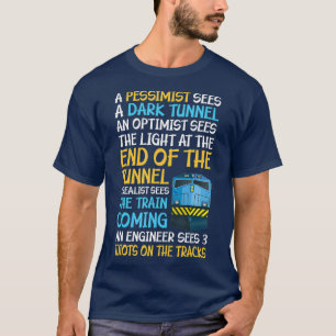 Funny Railroad Train Engineer Gabe 3 Idioten über T-Shirt