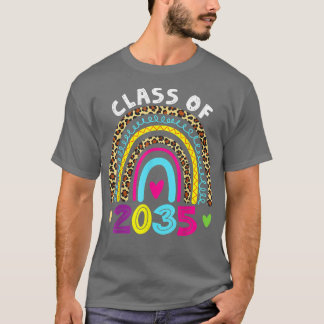 Funny Rainbow Class of 2035 Kindergarten Grad T-Shirt