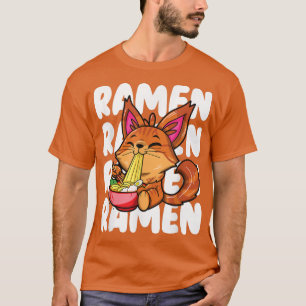 Funny ramen noodles Haupt-Coon ramen Katze Kawaii T-Shirt