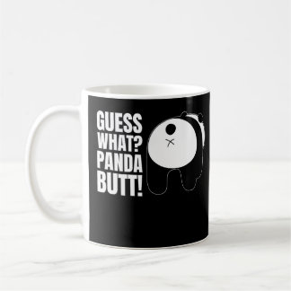 Funny Rate mal, was Panda Hintern! Novelty Kawaii Kaffeetasse