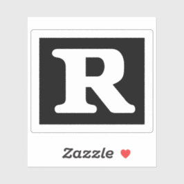 Funny Rated R Restricted Symbol Aufkleber