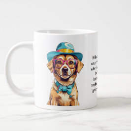 Funny Ratgeber von einem Hund Jumbo-Tasse