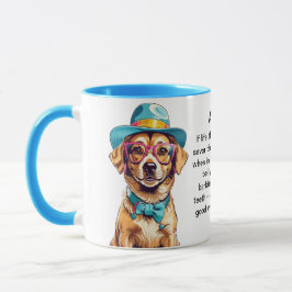 Funny Ratgeber von einem Hund Tasse