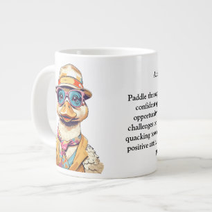 Funny Ratgeber von einer Ente Jumbo-Tasse
