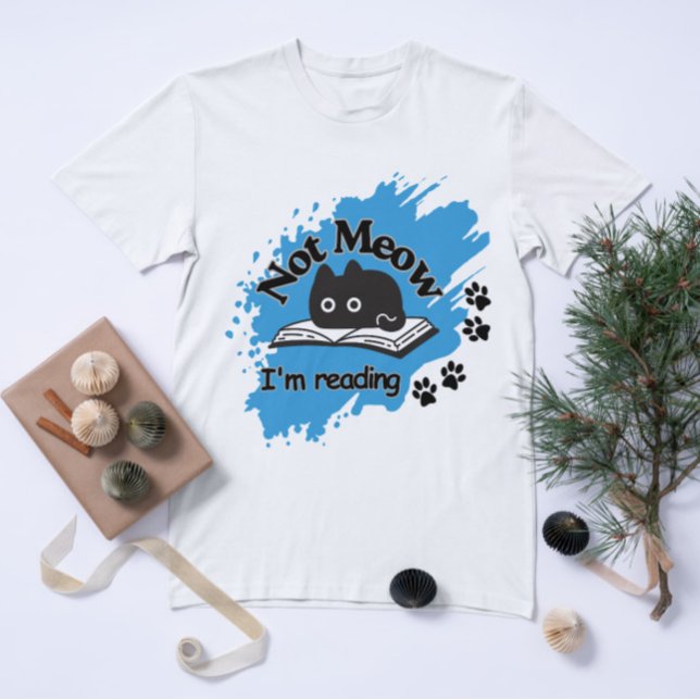 Funny Read Cat Zitat - nicht gleichbedeutend Desig T-Shirt (Von Creator hochgeladen)