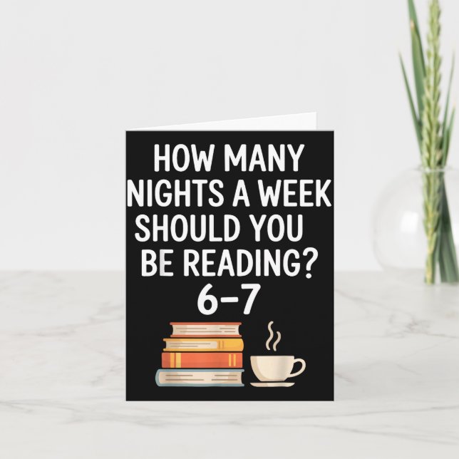 Funny Reading 6 7 Six Seven Meme Englieacher Book  Karte (Vorderseite)